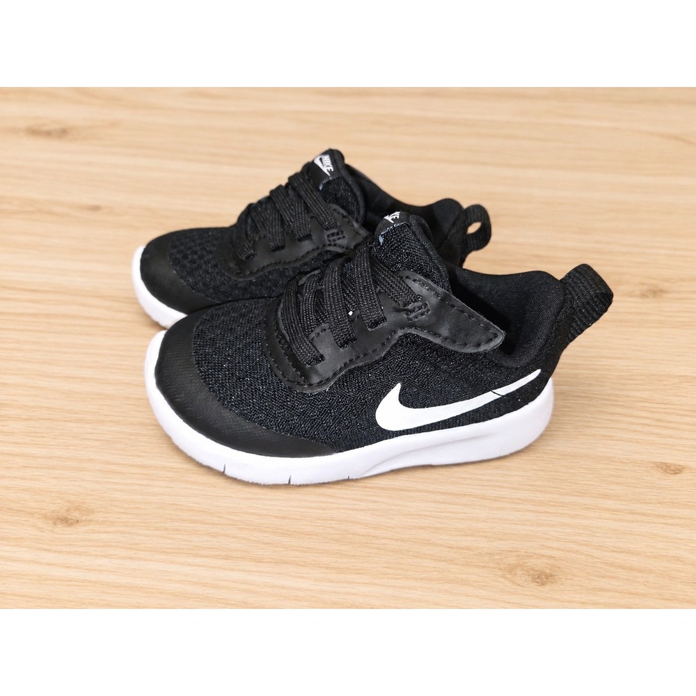 Nike Flex Advance Toddler Black White Sneakers Size 6C